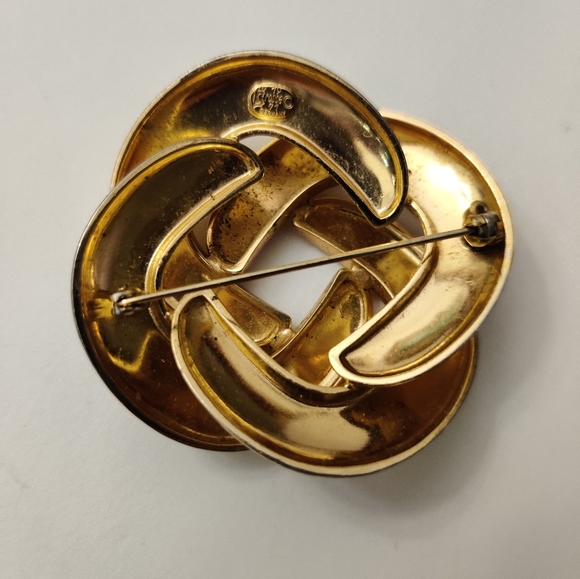 Dior by Grosse, Germany Modernist Love/Eternity Knot Pin Brooch - Picture 15 of 16
